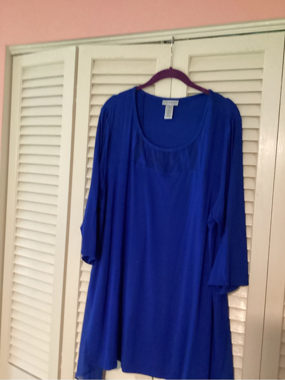 Catherines Royal Blue Scoop Neck Tunic